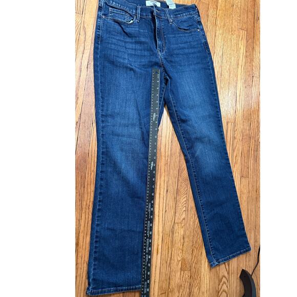 Denizen Levi's Straight Leg High-Rise Dark Wash Jeans Women's SZ 8 W29 L30 - Picture 6 of 9